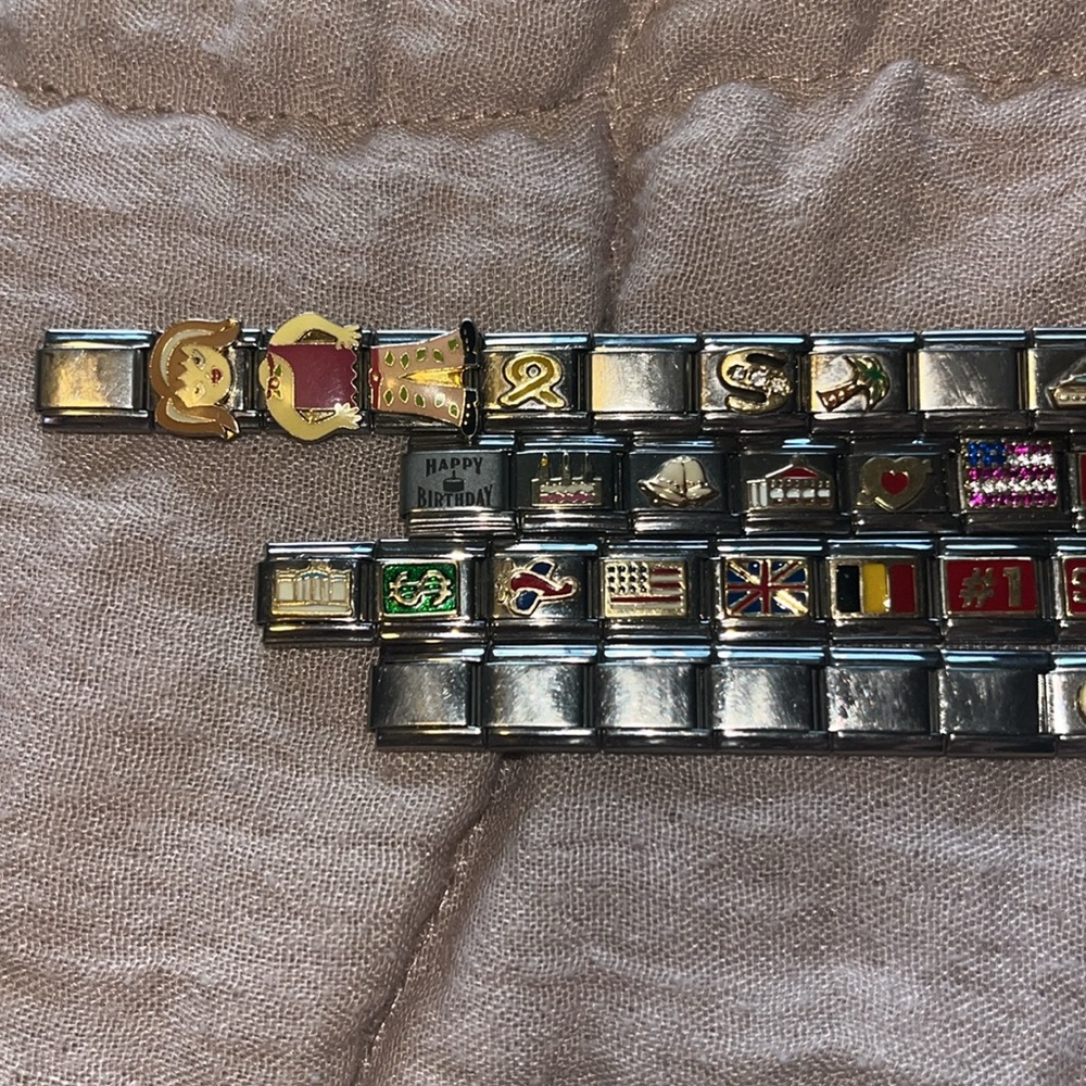 Italian charm bracelets - Picture 3 of 11